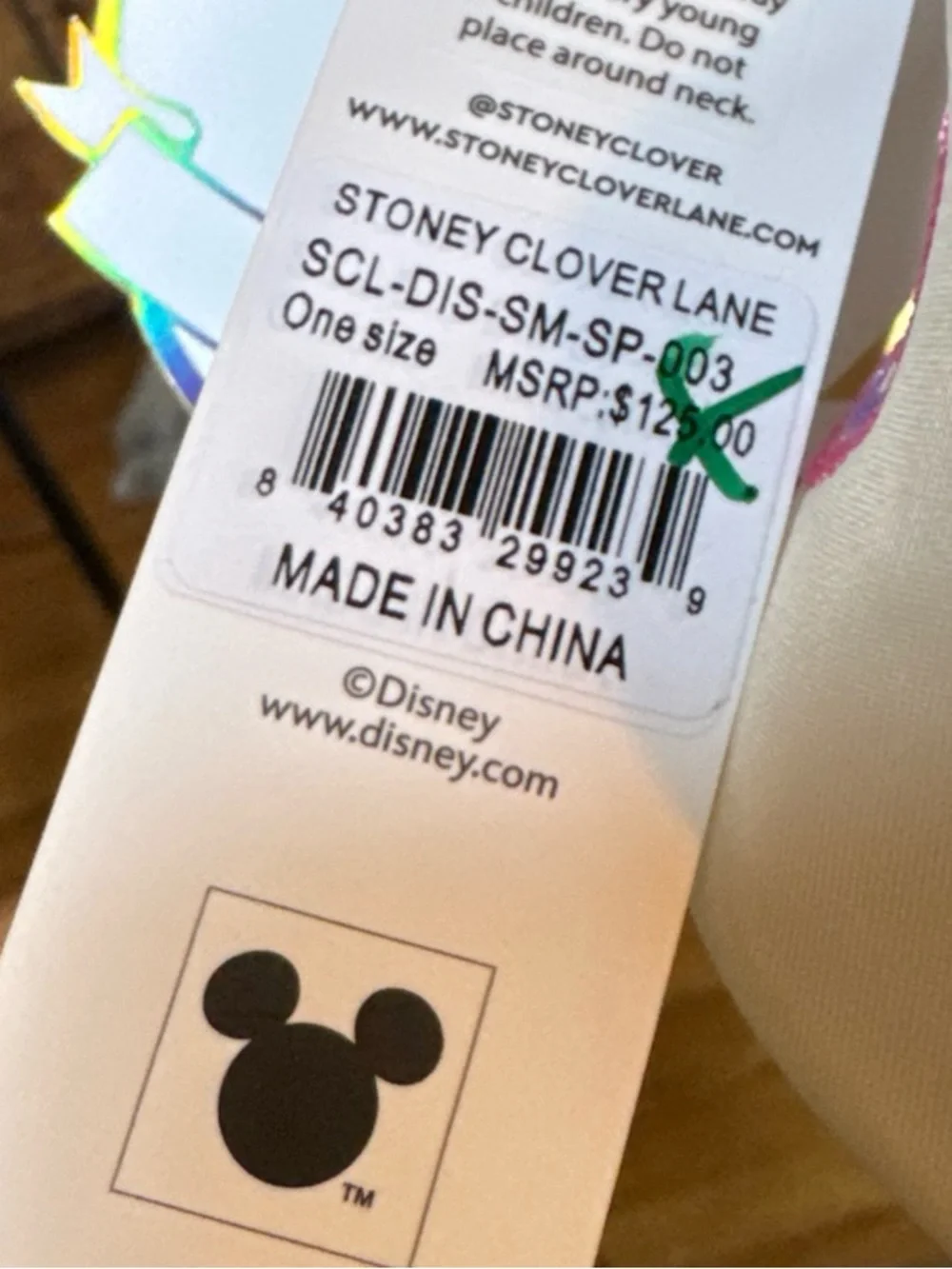 Disney Stoney Clover Lane It’s A Small World Small Pouch Boat Tour Patch NWT’s! - Picture 4 of 8